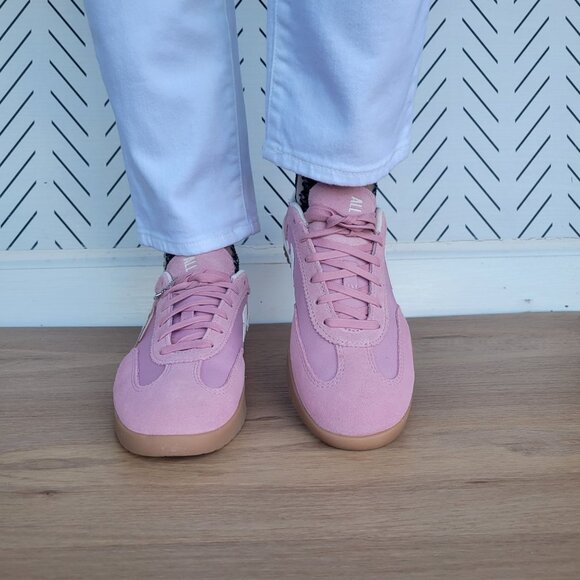 ⭐Converse Run Star Trainer Ox Sz 7 Women Casual Shoes Suede Sneaker Pink A13362C - Picture 5 of 14